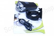 Фонарь JY-7017-2 (CREE + литиевый акб + USB)