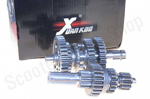 Коробка передач  в сборе  ATV125   (3+1)   "JING" фото фотография изображение картинка