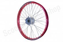 Диск передний алюминий 1,60-R21 d-15  красный XR250