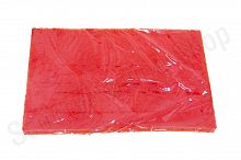 Элемент воздушного фильтра заготовка  300-200мм поролон, с пропиткой, красный