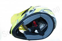 Шлем кроссовый THH TX-12 YEL/GRAY TRILOGY 60(L)