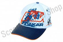 Кепка бейсболка Бейсболка   KTM Dakar   (белая, 100% хлопок)
