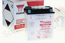 Аккумулятор Yuasa YB14L-A2 12В 14Ач 175CCA 134x89x166 мм Обратная (-+)