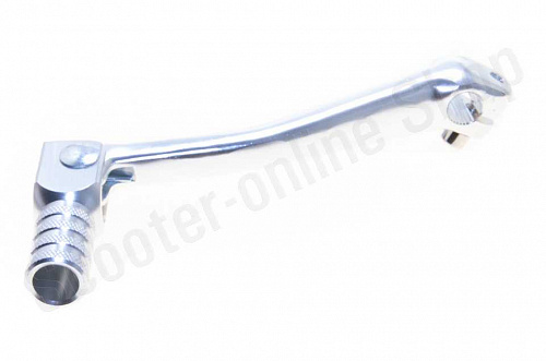 Лапка  переключения передач CB/CG  стайлинг серебристая "RIDE IT"  фото фотография изображение картинка