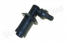 Колпак свечи  90*   (черный, с юбкой, мини)  JS