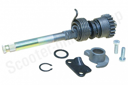 Вал кикстартера 139FMB  Alpha Delta 50/110cc 195мм  Yog  фото фотография изображение картинка