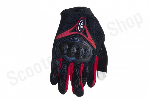 Мотоперчатки перчатки мото Перчатки AXE ST10 красные  XL  фото фотография 