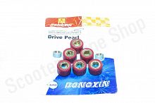 Ролики вариатора   AD50  17х12  11,0г  красные  "DONGXIN"