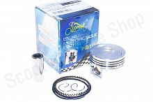 Поршень в сборе  139QMB  50cc 1рем. +0.25  d-39,25  "LIPAI"