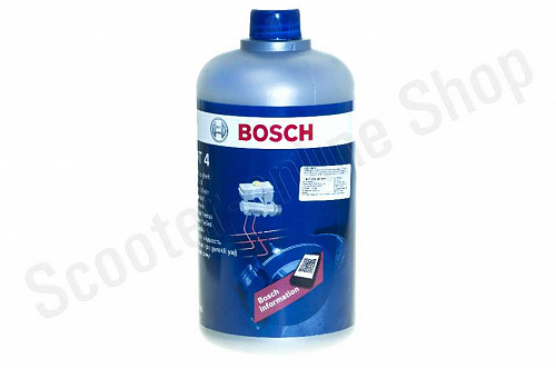 Тормозная жидкость Bosch Dot-4 1L фото фотография изображение картинка