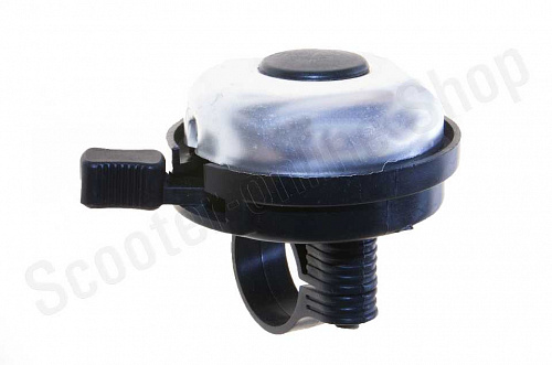 Звонок велосипедный   (хром, черная основа)   (mod:DK4)   "YKX" фото фотография изображение картинка