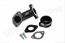 Патрубок карбюратора VM22 PZ19 PZ26 YX125 PitBike ATV  черный  комплект