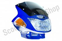 Обтекатель Zongshen, Lifan 125/150  (mod:2, с фарой и поворотами)  (синий)