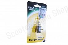 Лампа фары  P15D-25-3  12V 18W/18W   S-head  "REV RIDER" 