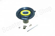 Мембрана карбюратора с заслонкой   139QMB   d-18мм, основная   "CK"