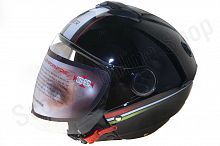 Шлем мото открытый HIZER 217 (L) #2 black