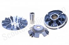 Вариатор  в сборе 152QMI 157QMJ   втулка, шкив  "F-64"