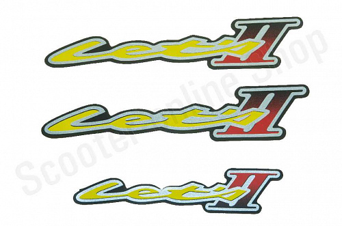 Наклейки Suzuki LET'S 2  15х3см, 3шт фото фотография изображение картинка