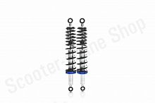 Амортизаторы задние  Delta  340mm, регулируемые  "JSBM"  (черные/хром)