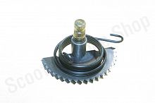 Сектор кикстартера  Dio 50 AF18-35  с пружиной и втулкой