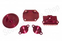 Крышки головки YX150  CNC красные  комплект