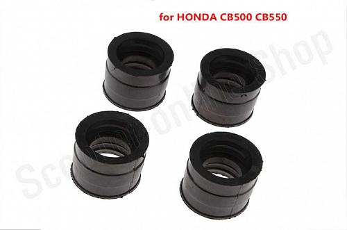Патрубок карбюратора Honda CB500K CB550K CB550F 16211-323-000 комплект фото фотография изображение картинка