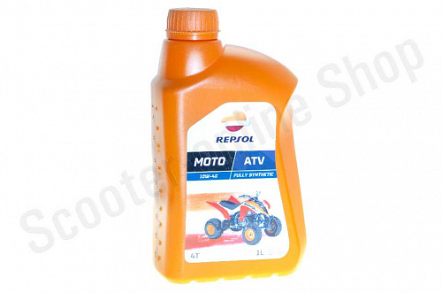 REPSOL MOTO ATV 4T 10W40 1 л Масло для мототехники фото фотография изображение картинка