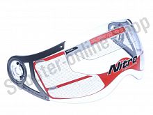 Стекло для шлема NITRO NP-100J (алюмин. рамка) прозрачное