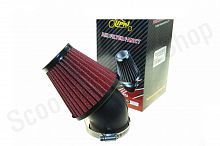 Фильтр воздушный (нулевик)  d35/42/48/50  косой, открытый  #2201  (красный)