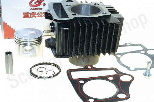 Цилиндро-поршневая группа 139FMB Delta 100cc  d-50 алюминий , посадочный d-54,3  "GONGYU" фото фотография изображение картинка