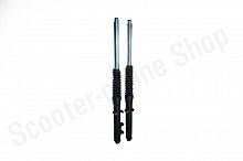 Амортизаторы передние  Alpha RX125 диск. торм. L-675 d-27 ось 13мм  комплект Voron Moto