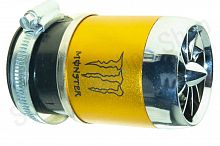 Фильтр низкого сопротивления Monster желтый D-48 28687