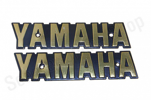 Шильда Yamaha  под металл золото 2051B golden 150х40 1шт фото фотография изображение картинка