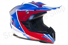 Шлем кроссовый HIZER 615 (S) #5 blue