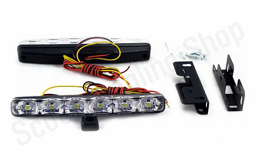 Ходовые огни DRL-HP-6 (пласт.корп. 6 диод.с повор) фото фотография изображение картинка