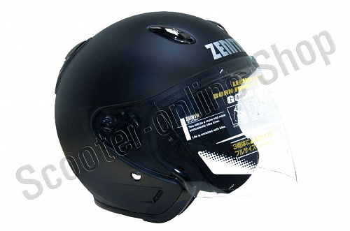 Шлем открытый Шлем открытый Zenith YJ-5 черный М фото фотография 