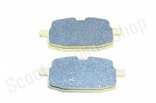 Колодки тормозные (диск)  Yamaha JOG 90, BW'S 100 желтые YONGLI PRO