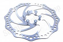 Диск тормозной   велосипедный   (mod:BL-027, D-160мм, на 6 болтов)   "DS"