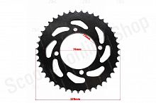 Звезда ведомая 428-43T Choho Питбайк