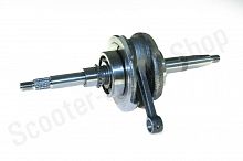 Вал коленчатый в сборе 4Т (ручной стартер)  162QMK  цапфы 127/118мм