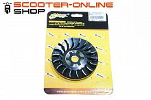 Шкив вариатора  Jog 50   алюминий, d-13, +ступица черная   "KOK RIDERS"