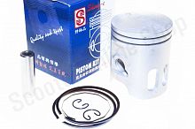 Поршень в сборе  Jog 90, AXIS 90 1рем. +0.25  d-50.25  "See" Sheng-E  TW