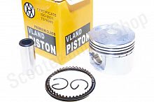 Поршень в сборе  139QMB 50cc 4рем. +1.00  d-40.00  "VLAND"  TW