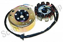 Генератор в сборе 152QMI 157QMJ  (11 катушек)