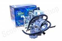 Карбюратор  PZ26  подсос ручной слева (трещетка)  #PRO  "LIPAI"