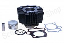 Цилиндро-поршневая группа  в сборе  YX125  153FMI d-52,4, p-14 (чугун. цил.)  SM-PARTS