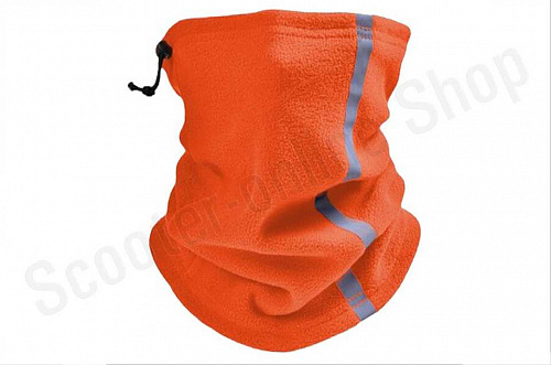 Подшлемник Шарф флисовый на шею оранжевый фото фотография 