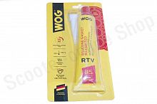 Формирователь прокладок нейтральный (красный) RTV-силиконовый термостойкий (от -50С до +310) WOG