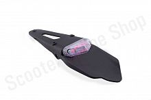 Крыло заднее  мото  +стоп сигнал  "LIPAI"  (#3, черное)