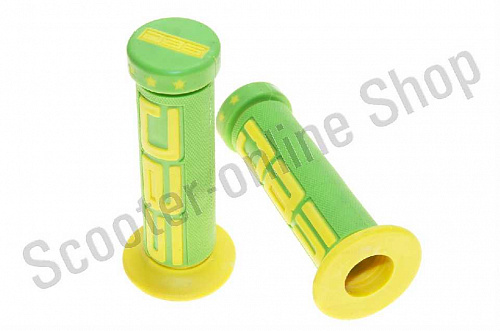 Ручки руля   "DBS"   mod:1, зелено-желтые